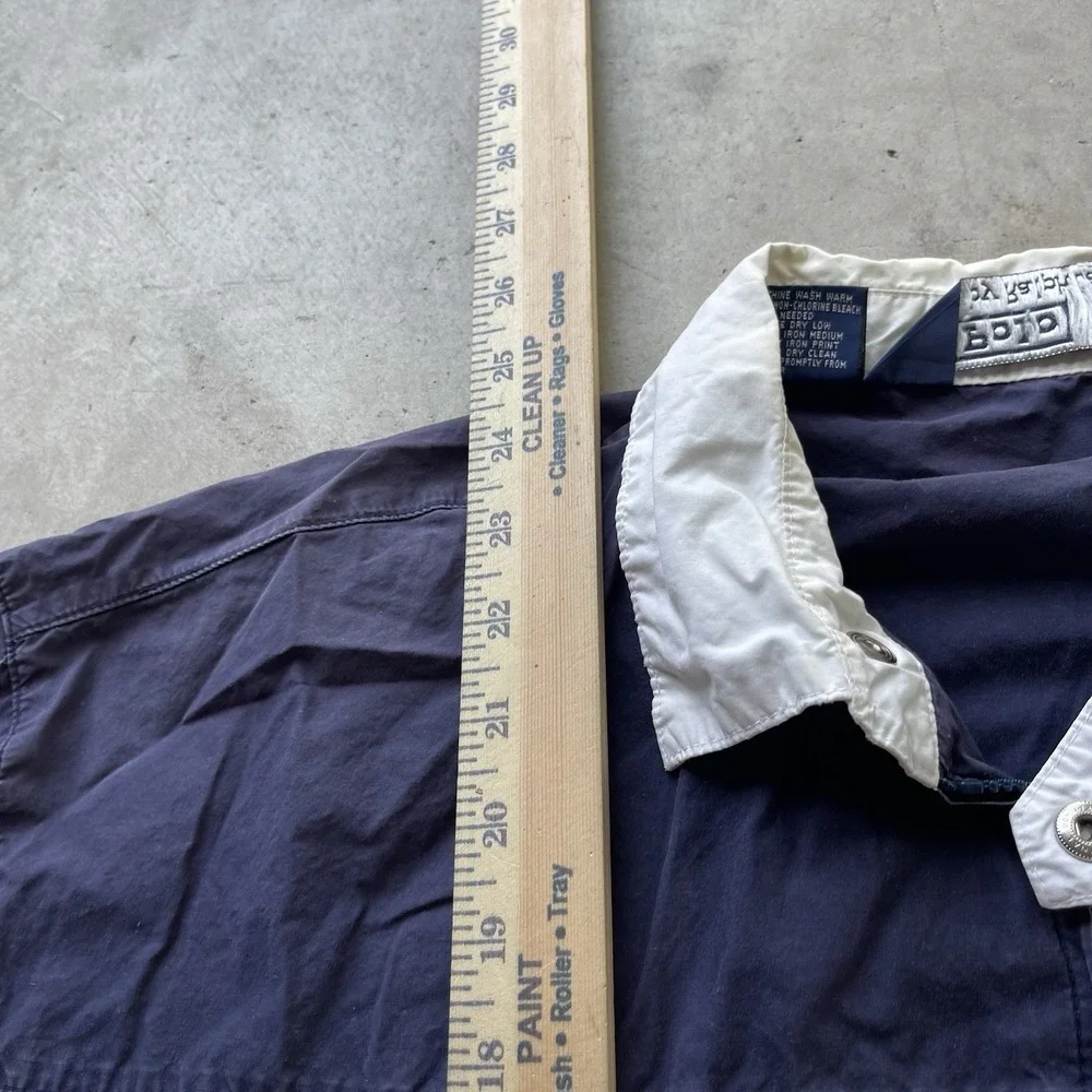 Vintage Polo Ralph Lauren Jacket Mens L CP93 Stadium RL-67 1993 Flag Windbreaker